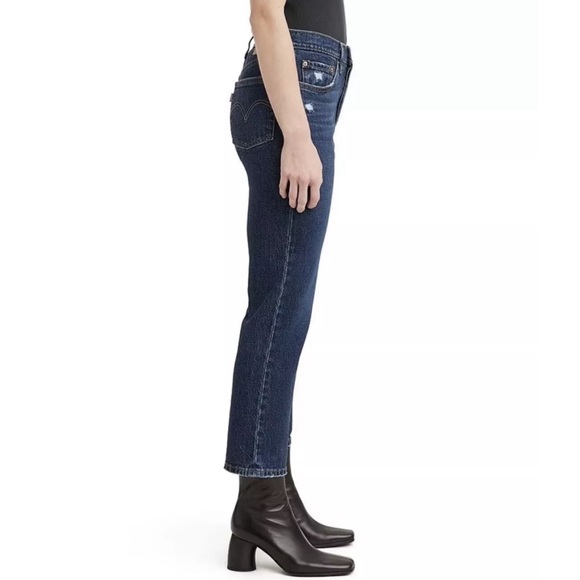 NWOT Levi's 501 Original Cropped Jeans in Dark Wash Size 31 - Picture 2 of 10